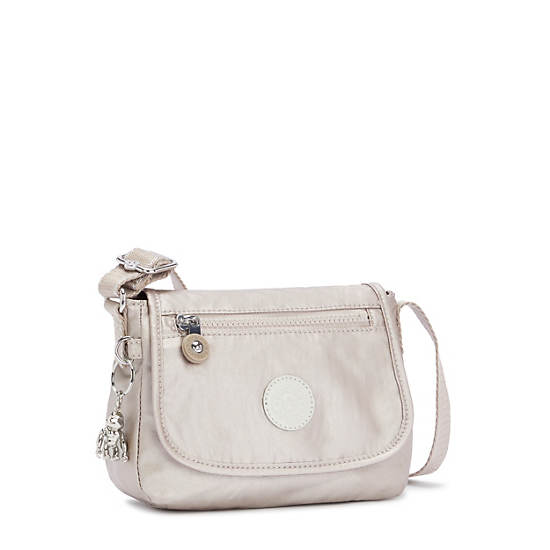 Kipling Sabian Metallic Crossbody Mini Väska Beige | SE 1867EB